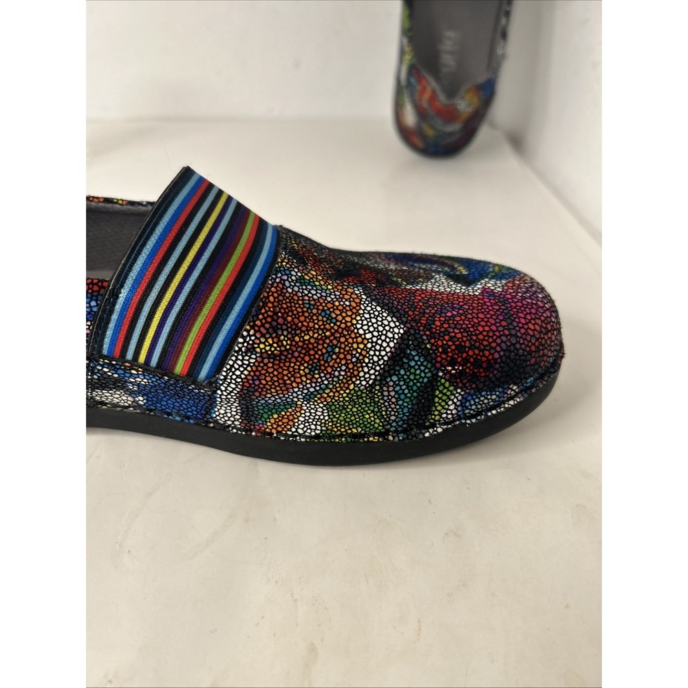 Alegria Womans 40/9.5 Glee Monarch Mosaic Butterfly GLE-389 Nurse Comfort Loafer - Picture 11 of 16